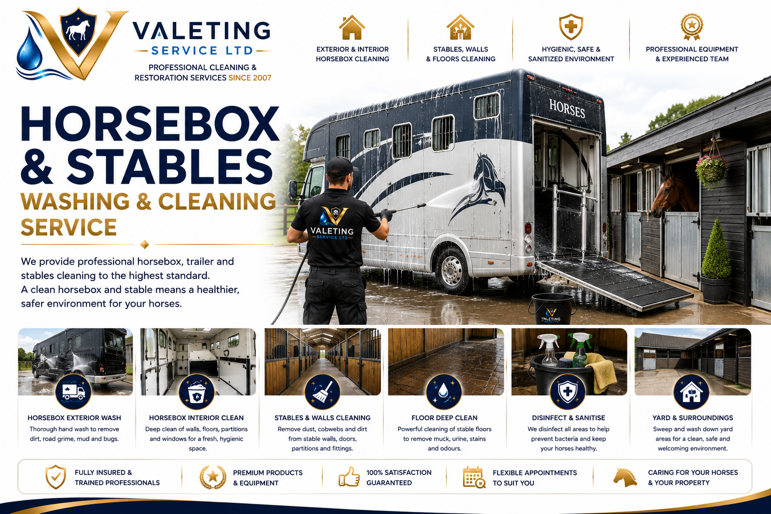 Horsebox and Stables Cleaning Service near me Tel 01494 305 182 HIGH WYCOMBE Bucks Beds Middx Surrey Oxon Beds Herts Hampshire Hants Berkshire West London North London Essex in and around M25 (2)