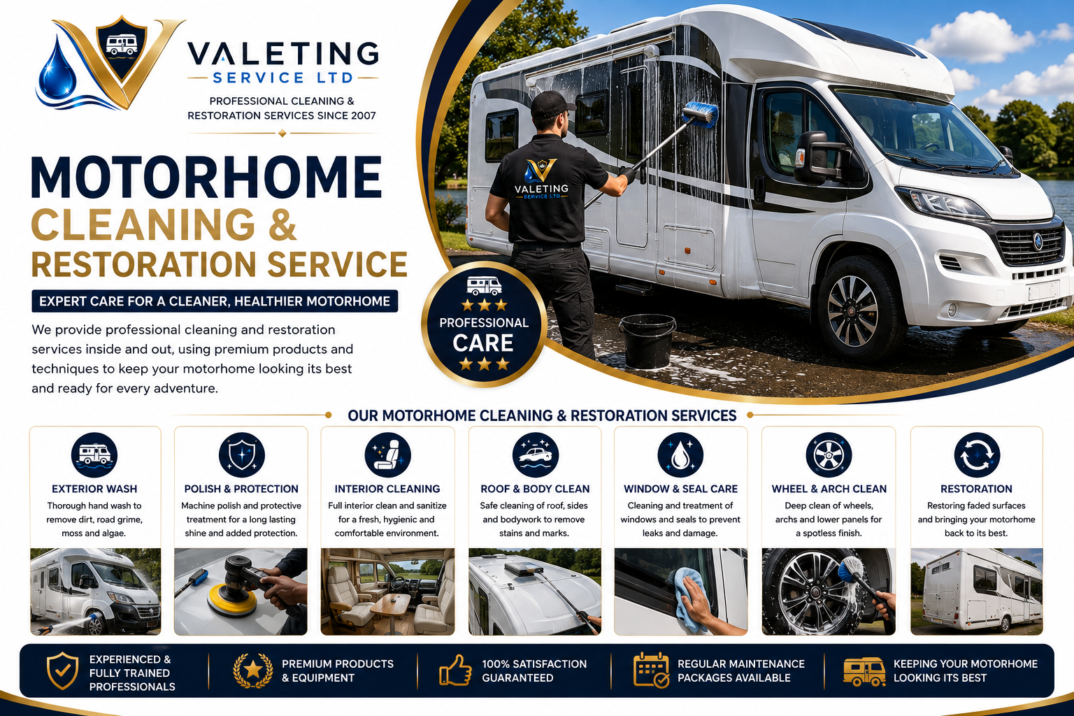 Motorhome Valeting near me Tel 01494 305 182 HIGH WYCOMBE Bucks Beds Middx Surrey Oxon Beds Herts Hampshire Hants Berkshire West London North London Essex (3)