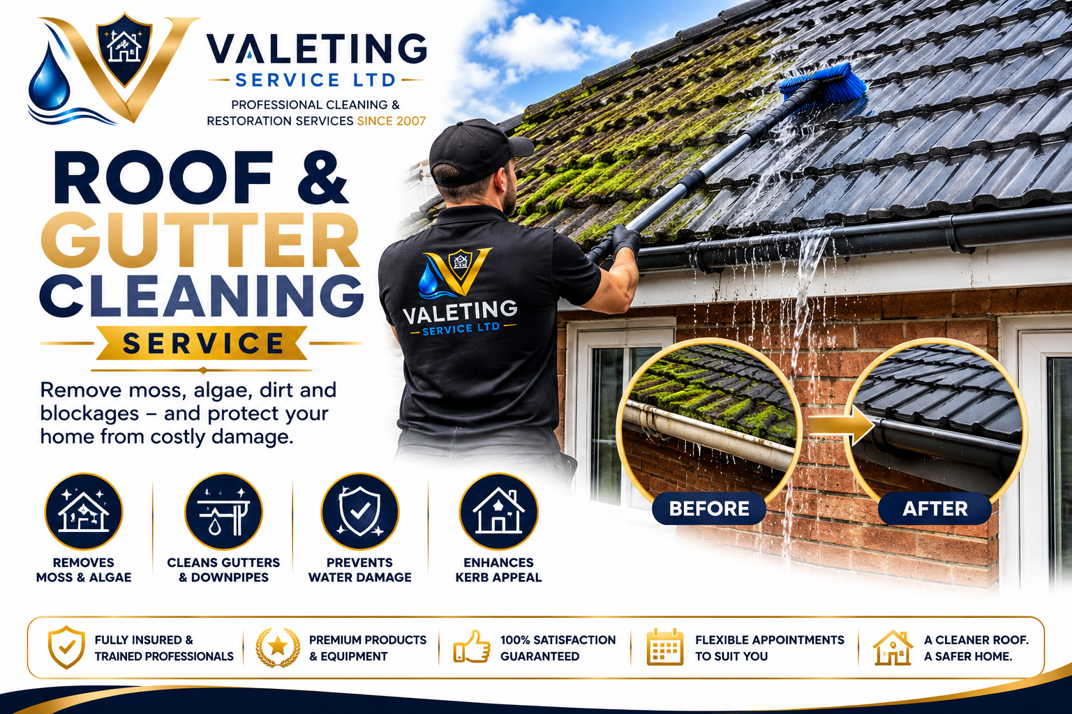 Roof and Gutter Cleaning near me Tel 01494 305 182 HIGH WYCOMBE Bucks Beds Middx Surrey Oxon Beds Herts Hampshire Hants Berkshire West London North London Essex in and around M25 (2)